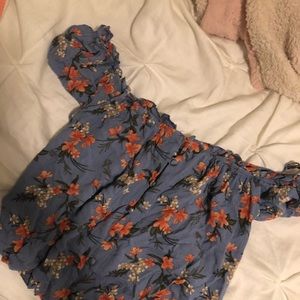 American Eagle crop blouse